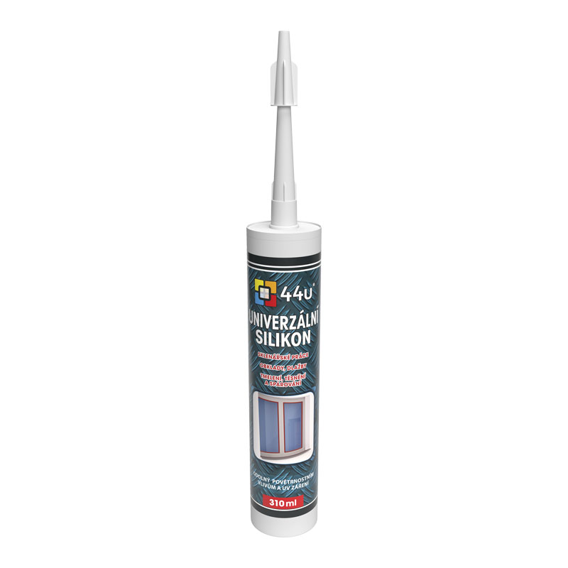 44u Univerzální silikon PROFI 310 ml bílý