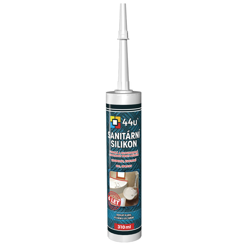 44u Sanitární silikon PROFI 310 ml černá