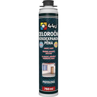 44u Nízkoexpanzní pěna CELOROČNÍ 750 ml pistolová